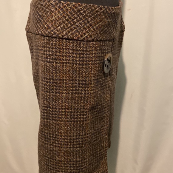 dixie Jackets & Coats Dixie Tweed Brown Skirt Suit Cropped Jacket